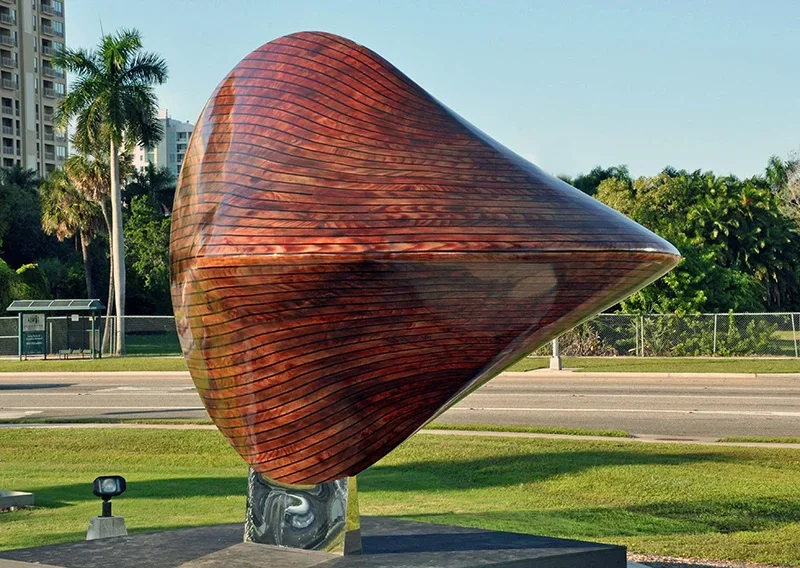 야외 현대 조각품 설치 팁